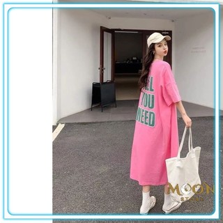 Váy Suông - Đầm Suông ALL YOU NEED Fom Rộng Dáng Dài Chất Cotton_SP