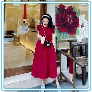 Váy Tay Xếp Ly From Rộng Chất Đẹp, Chất Liệu Thoải Mái_SP