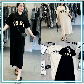 Váy Polo Có Phối Số Chất Liệu Mề Mại Dễ Chịu , Đầm Polo 1994 From Rộng, Dáng Dài Chất Tổ Ong_SP