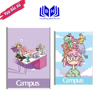 Vở Campus Kn có chấm Contrast 120 trang, Vở kẻ ngang campus CON120, Vở kẻ ngang Campus Contrast 120 trang