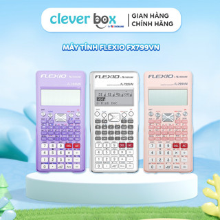 Máy Tính Khoa Học Thiên Long Flexio Fx799VN, Máy Tính Cầm Tay Cho Học Sinh, Thi THPT Quốc Gia Clever Box