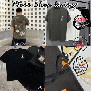 Áo thun tay lỡ nam nữ XV1 In sau lưng mã mới MOSSSHOP - Áo phông phong cách cháy phố ulzzang form rộng 65kg