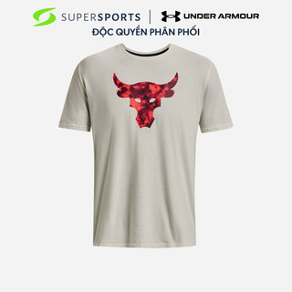 Áo thun thể thao nam under armour the rock - 1361733-130