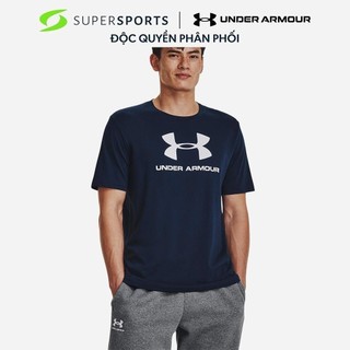 Áo thun nam under armour sportstyle logo short sleeve - 1329590-408