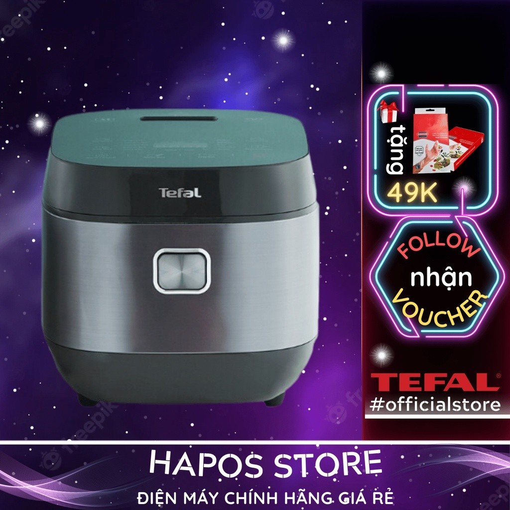Nồi cơm điện tử Delirice Plus 1.8L RK776B68- Xám - HAPOS