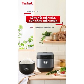 Nồi cơm điện tử Delirice Plus 1.8L RK776B68- Xám - HAPOS