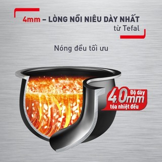 Nồi cơm điện tử Delirice Plus 1.8L RK776B68- Xám - HAPOS