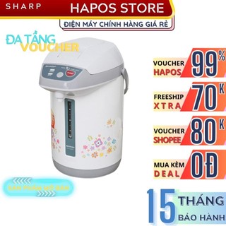 Bình thủy điện đun nước nóng 3.2 lít sharp chính hãng, giữ ấm pha trà, pha sữa kp-y32pv-cu/rd - hapos official