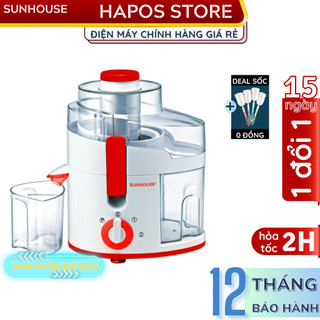 Máy ép trái cây sunhouse shd5520 chính hãng, công suất 260w - bảo hành 12 tháng toàn quốc - hapos official