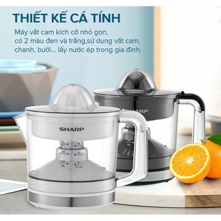 Máy vắt cam Sharp tự động 750ml 40W Chính hãng, ép bưởi, lựu, quýt, chanh đảo chiều tiện lợi - HAPOS OFFICIAL
