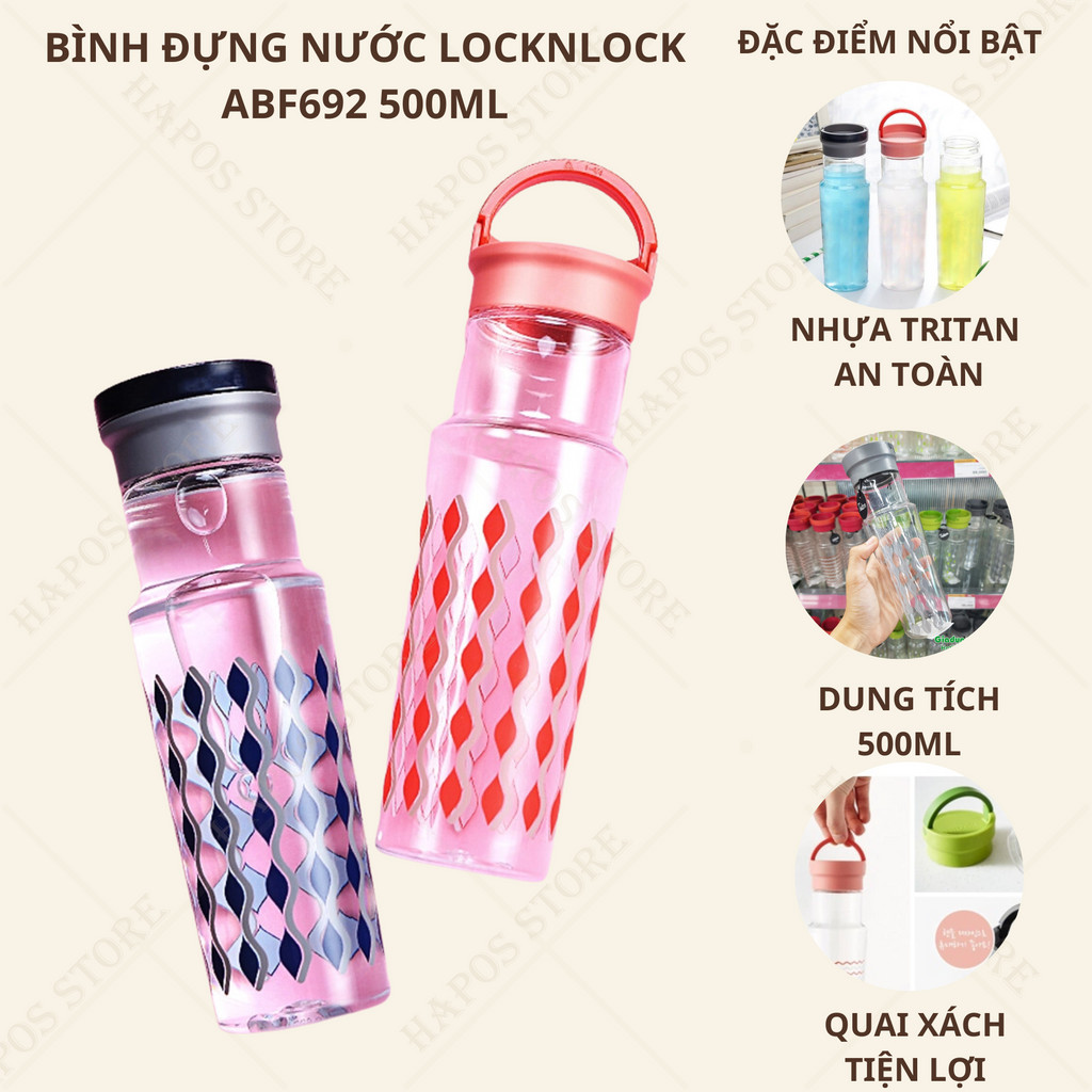 Bình nước LocknLock Eco ABF644/ ÂBF692 (550ml) - HAPOS