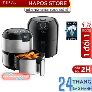Nồi chiên không dầu tefal chính hãng, dung tích 4.2 lít - 6 lít, nhiều mã hấp hơi nước đa năng - hapos official