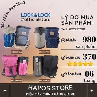 Hộp đựng cơm giữ nhiệt LocknLock, cà mèn cơm văn phòng, cặp lồng chia 3 ngăn chất liệu inox 304 - HAPOS