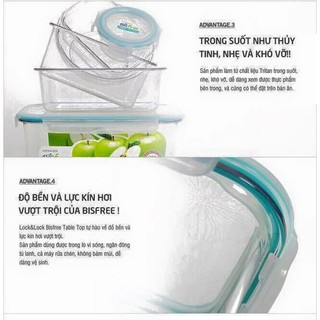 Bộ 11 hộp bảo quản thực phẩm bisfree table lbf511s11 - hapos