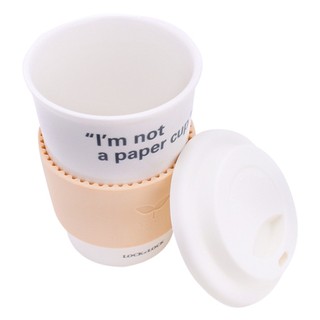 Ly sứ nắp silicon Eco Mug Cup LocknLock SLB003 (370ml) - HAPOS