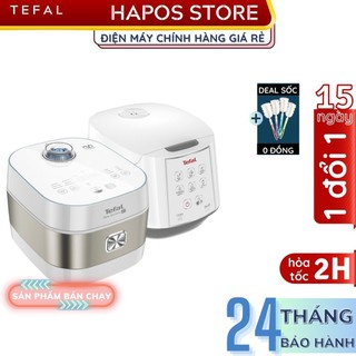 Nồi cơm điện tử Tefal 1 lít - 1.8 lít Chính hãng có xửng hấp, Nồi cơm cao tần lòng nồi niêu 4 - 6 lớp - HAPOS OFFICIAL