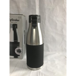 Bình giữ nhiệt bằng thép không gỉ locknlock cylinder bottle lhc4146slv - hapos