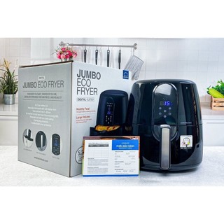 Nồi chiên không dầu điện tử locknlock ejf351blk 5,2l 1800w - hàng chính hãng - hapos