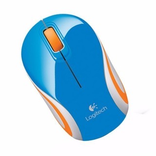 Chuột không dây logitech m187 xanh dương - hapos