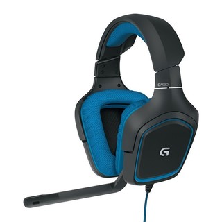 Tai nghe chụp tai Logitech G430 Surround Sound Gaming (Đen phối xanh) - HAPOS