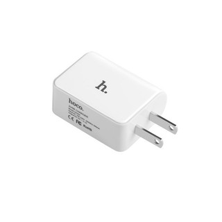 Củ sạc HOCO 2 cổng UH204 Trắng - HAPOS