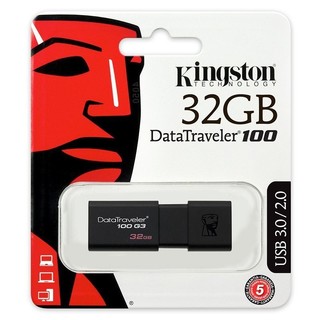 USB 3.0 Kingston 32GB 100G3 Đen - HAPOS