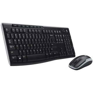 Bàn phím chuột không dây Logitech MK270 Đen - HAPOS