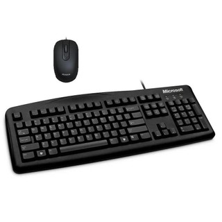Bàn phím chuột microsoft wired desktop 200 đen - hapos