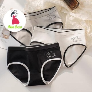 Quần Lót Nữ Cotton Gấu Kute thể thao trẻ trung gợi cảm tôn dáng mã Softie 6956 { D210 }