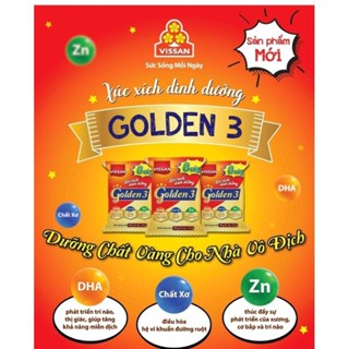 1 Gói Xúc Xích  Golden 3  Vissan  198g (6 cây x 33g) - V270