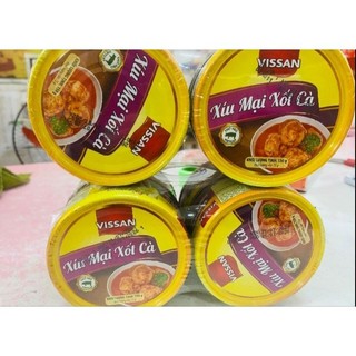 Vissan Combo 4 hộp xíu mại xốt cà lon in hộp 150g Date 2028 - V00831