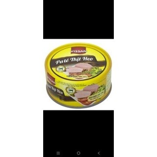 combo 4 lon pate thịt heo Vissan lon in 170g date 2028 - V136