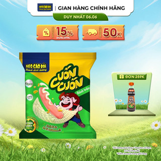 Xúc Xích Tiệt Trùng Heo Cao Bồi Cuốn Cuốn Bánh Tráng Gói X (3Cây X 13Gr + 1Gói Xốt 6Gr + 1Gói Bánh Tráng 2Gr + 1Gói Hạt