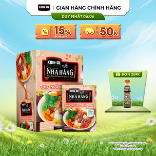 Xốt Nhà Hàng CHIN-SU Thịt Nướng Bún Chả - Hộp 10 Túi X 75GR