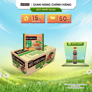 Hủ Tiếu CHIN-SU Story Hải Sản Đặc Biệt (gói có thịt) Thùng 15 gói x 150G