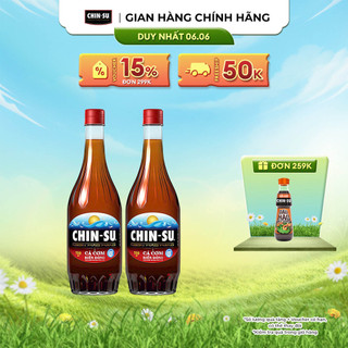 Combo 2 Nước Mắm CHIN-SU Cá Cơm Biển Đông Chai 720ml