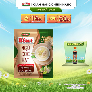 Ngũ Cốc Hạt B'Fast - Túi 14 Gói X 22G