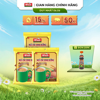 Combo 3 Túi Sữa Hạt Ngũ Cốc B'Fast - Túi 20 Gói x 25g