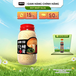 Hạt Nêm CHIN-SU Nấm Shiitake & Tảo Kombu Hộp 450g