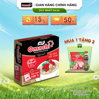 Mì Omachi Special Bò Hầm Xốt Vang Gói - Thùng 30 Gói x 92g