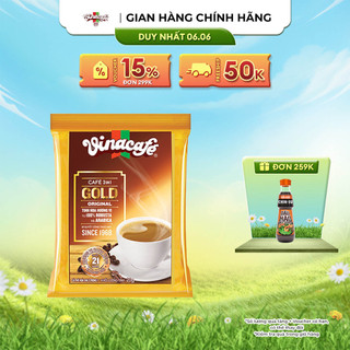 Cà Phê Vinacafé 3In1 Gold Original - Túi 24 Gói x 20g
