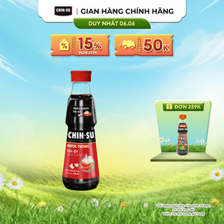 Nước Tương CHIN-SU Tỏi Ớt Chai 330ml