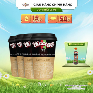 (Chọn loại) Combo 4 Vinacafé Ly Các Vị