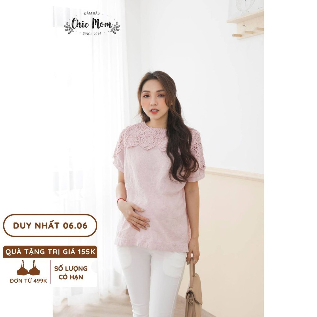 ÁO BẦU THÔ THÊU, VAI REN