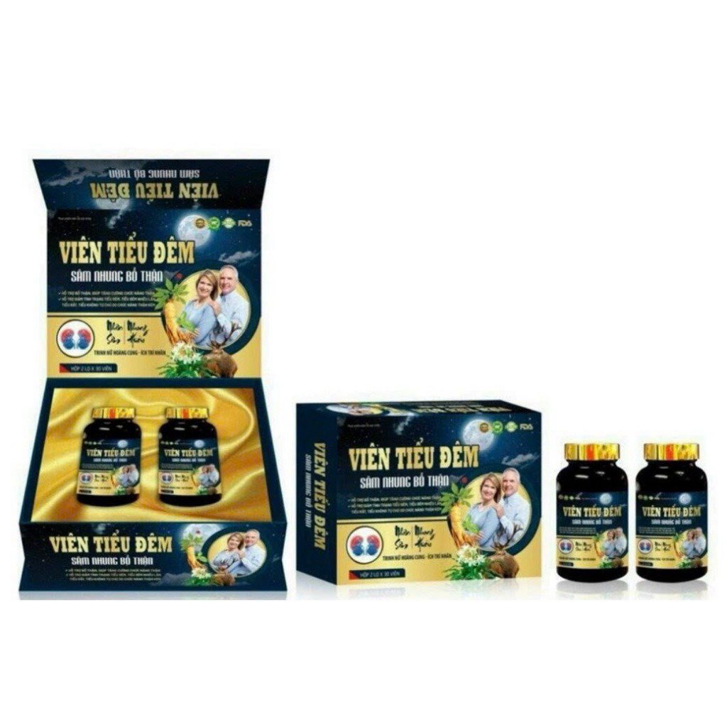 Viên Tiểu Đêm sâm nhung bổ thận giúp bổ thận tăng cường chức năng bàng quang tiểu đêm, tiểu rát tiểu không tự chủ