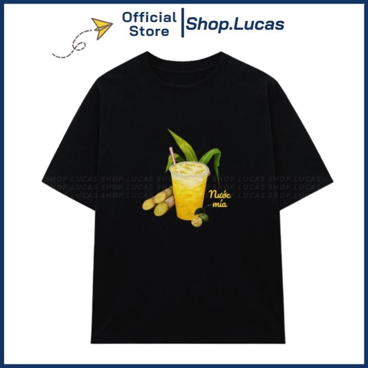 Áo Thun In Hình LY NƯỚC MÍA VIETNAM Áo Phông Món Ăn Ẩm Thực Văn Hoá Việt Unisex Nam Nữ UT