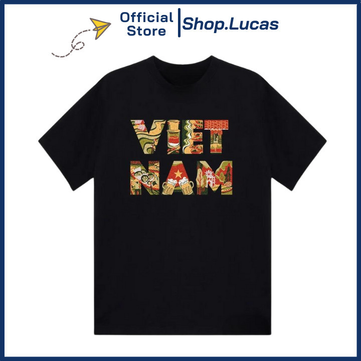Áo Thun In Chữ VIỆT NAM Unisex Nam Nữ Local Brand Form Rộng UT