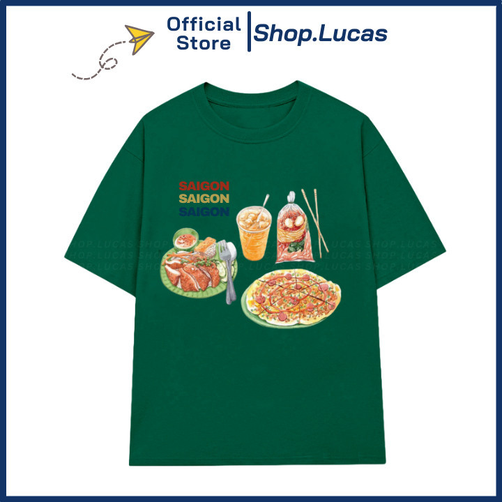 Áo Thun Ẩm Thực Việt Nam ĐẶC SẮC SÀI GÒN Unisex Nam Nữ UT