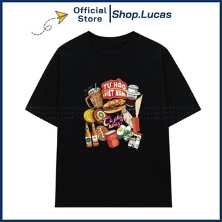 Áo Thun TỰ HÀO VIỆT NAM CÀ PHÊ HÔNG Unisex Nam Nữ Cotton Cổ Tròn UT TA