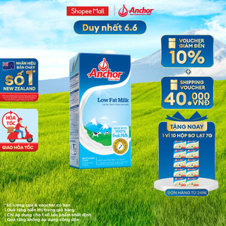  Sữa tươi tiệt trùng Anchor ít béo hộp 1 lít
